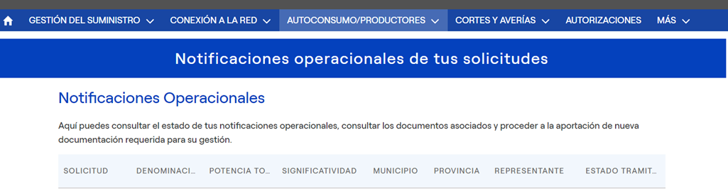 imagen de Notificaciones Operacionales de tus solicitudes