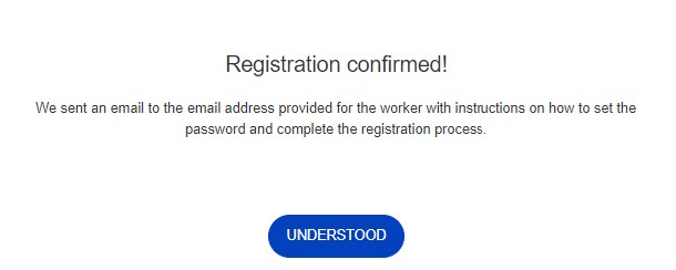 image of confirmed registration