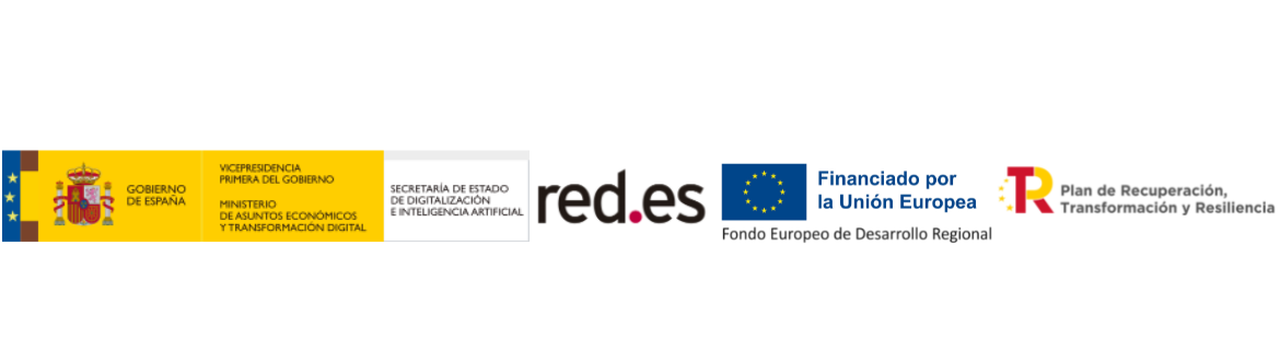 Logos Plan de Recuperación, Transformación y Resiliencia y Unión Europea