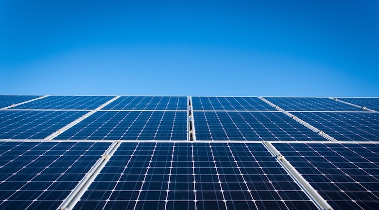 Panels of a self-consumption solar installation